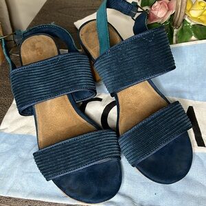 Toms Blue Strappy Sandals